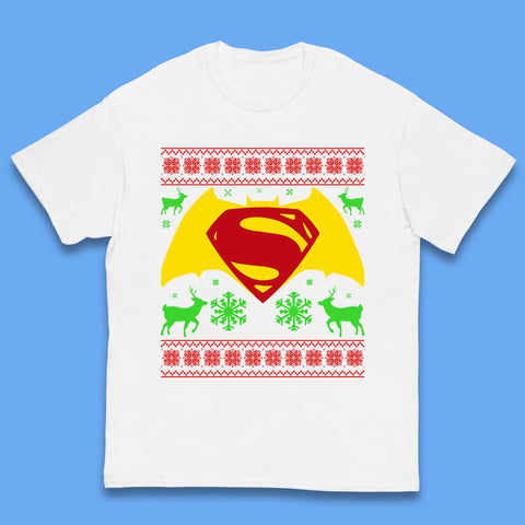 Batman V Superman Christmas Kids T-Shirt