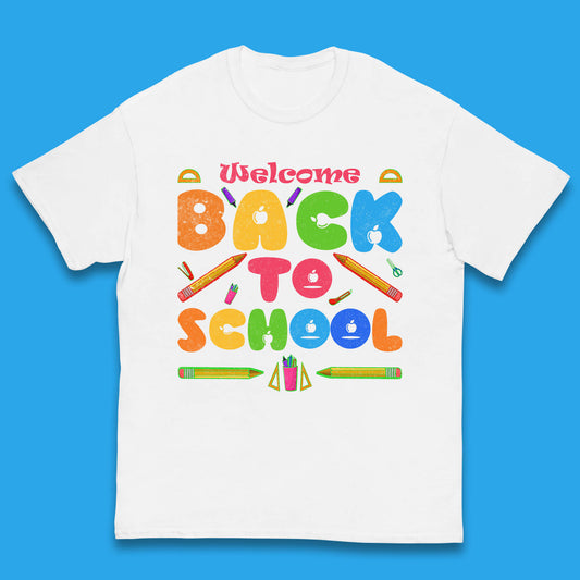 Welcome Back To School Return to the Halls of Learning School Study Gift Kids T Shirt