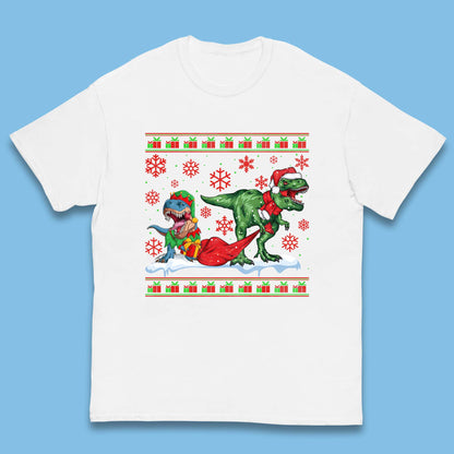 santa & elf costume t shirt