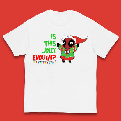 Jolly Enough Deadpool Christmas Kids T-Shirt