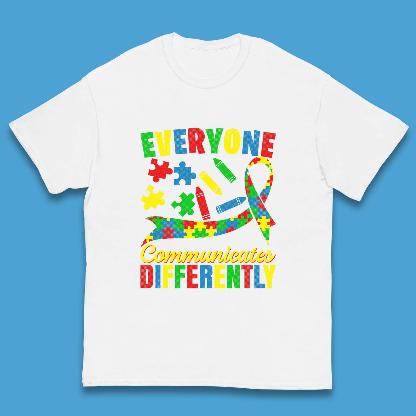 Everyone Communicates Differently Kids T-Shirt