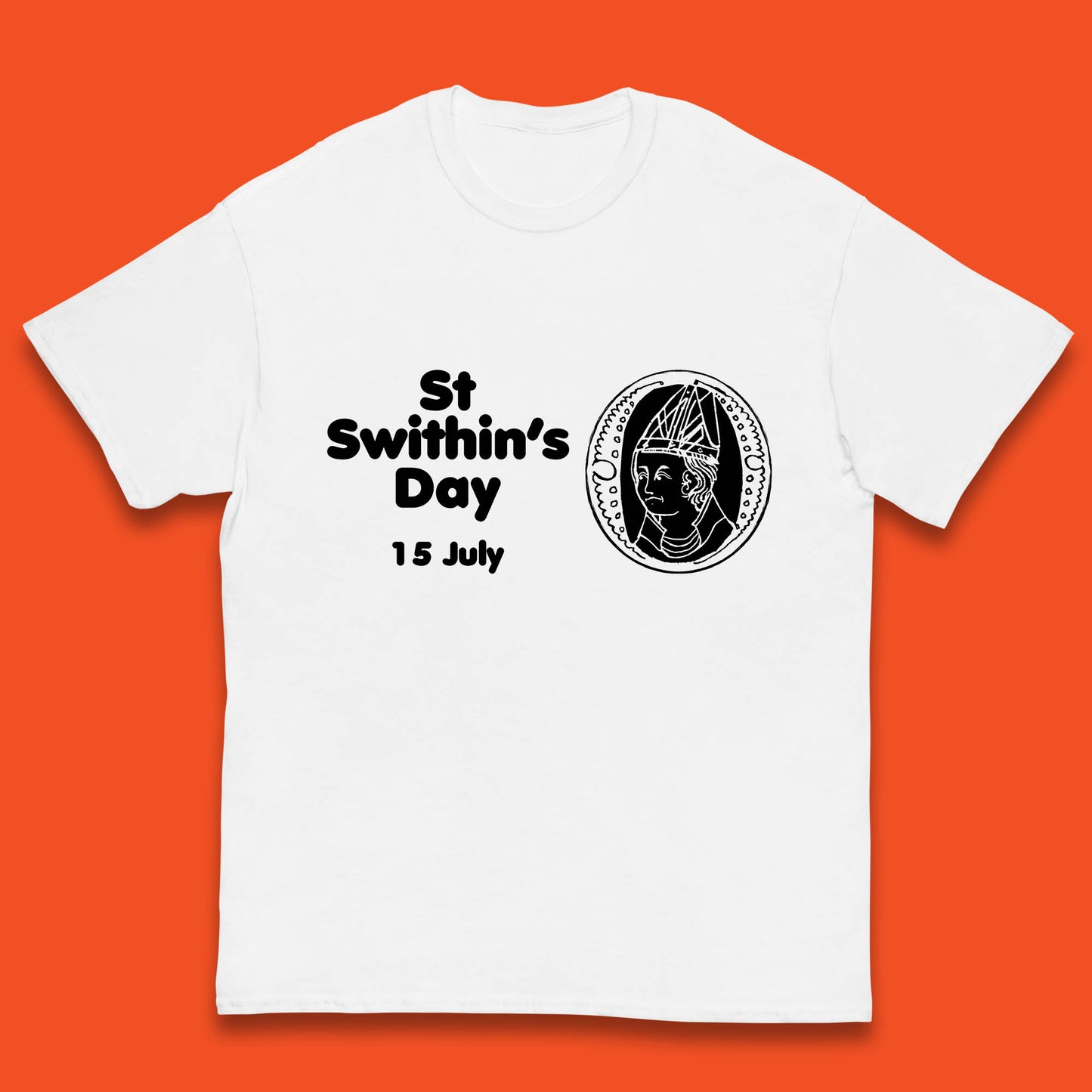 St. Swithin's Day 15 July Saint Swithun's Day Weather Folklore Kids T Shirt