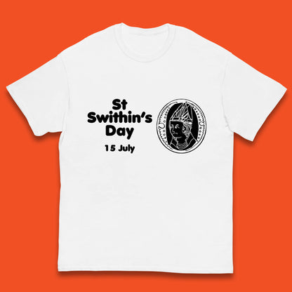 St. Swithin's Day 15 July Saint Swithun's Day Weather Folklore Kids T Shirt