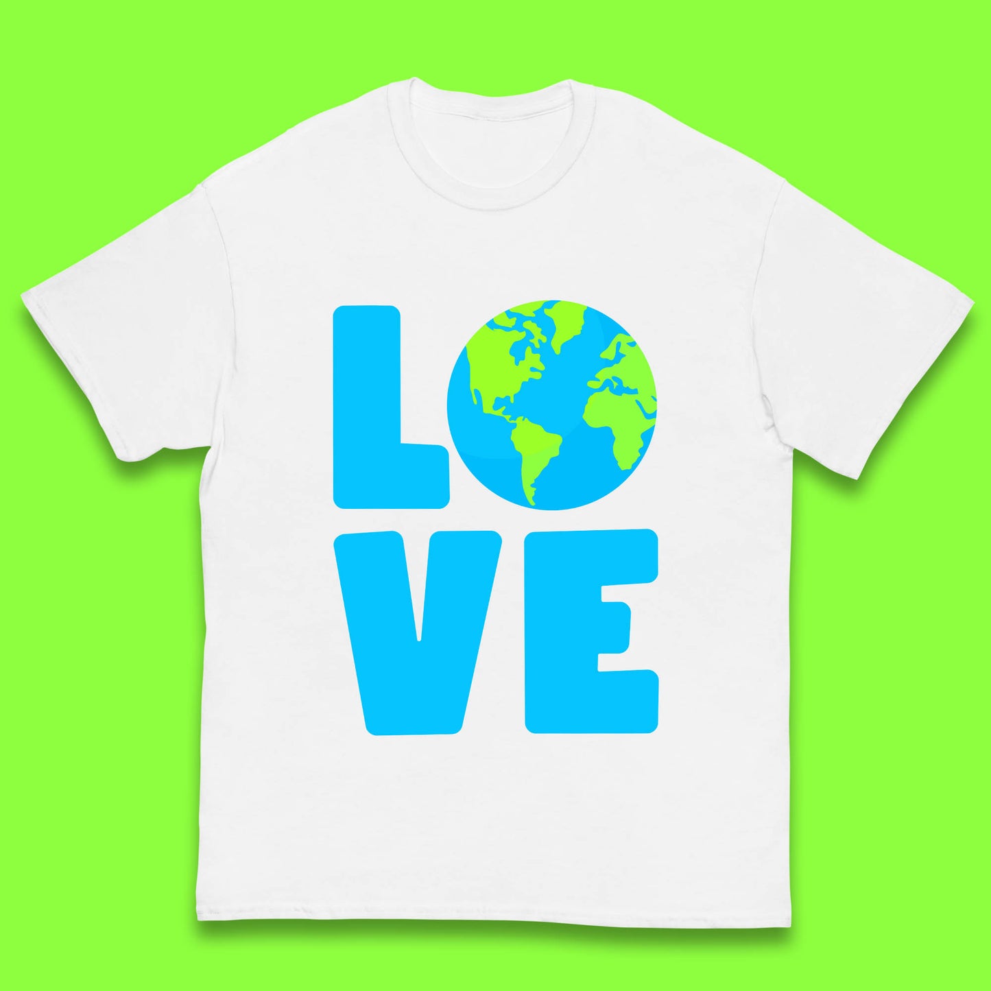 Love Earth Day Environmental Climate Change Save The Planet Kids T Shirt