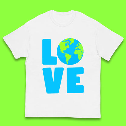 Love Earth Day Environmental Climate Change Save The Planet Kids T Shirt