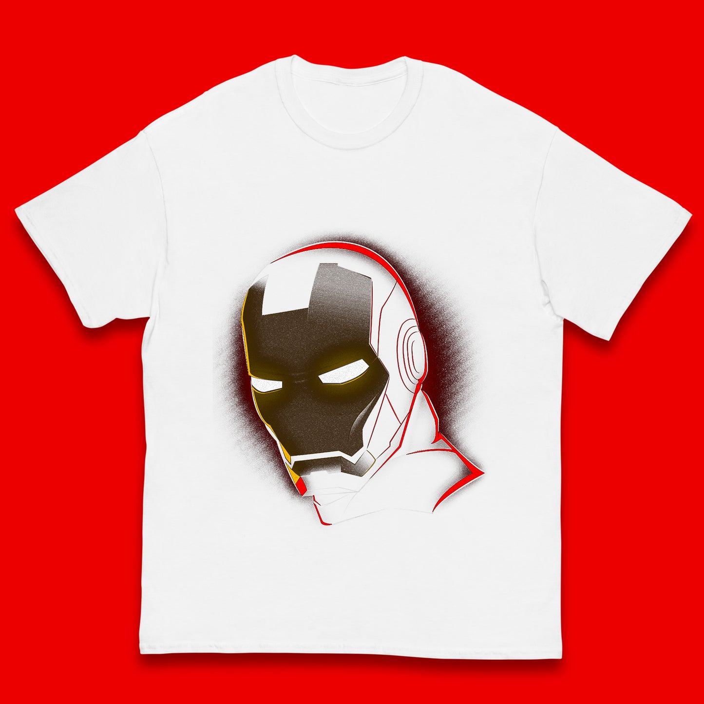 Marvel Avengers Iron Man Portrait Art Superhero Comic Book Character Iron-Man Marvel Comics Kids T Shirt