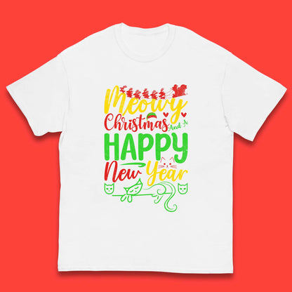 meowy christmas t shirt
