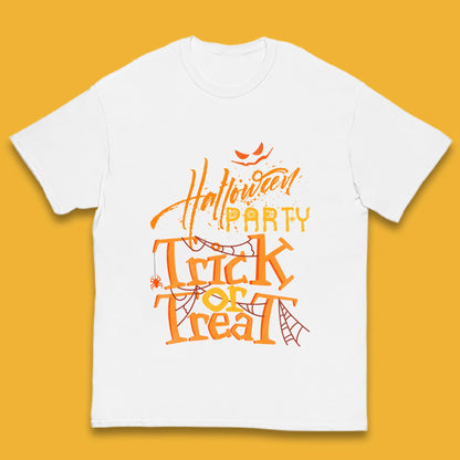 Happy Halloween Trick Or Treat Horror Scary Spooky Vibes Kids T Shirt