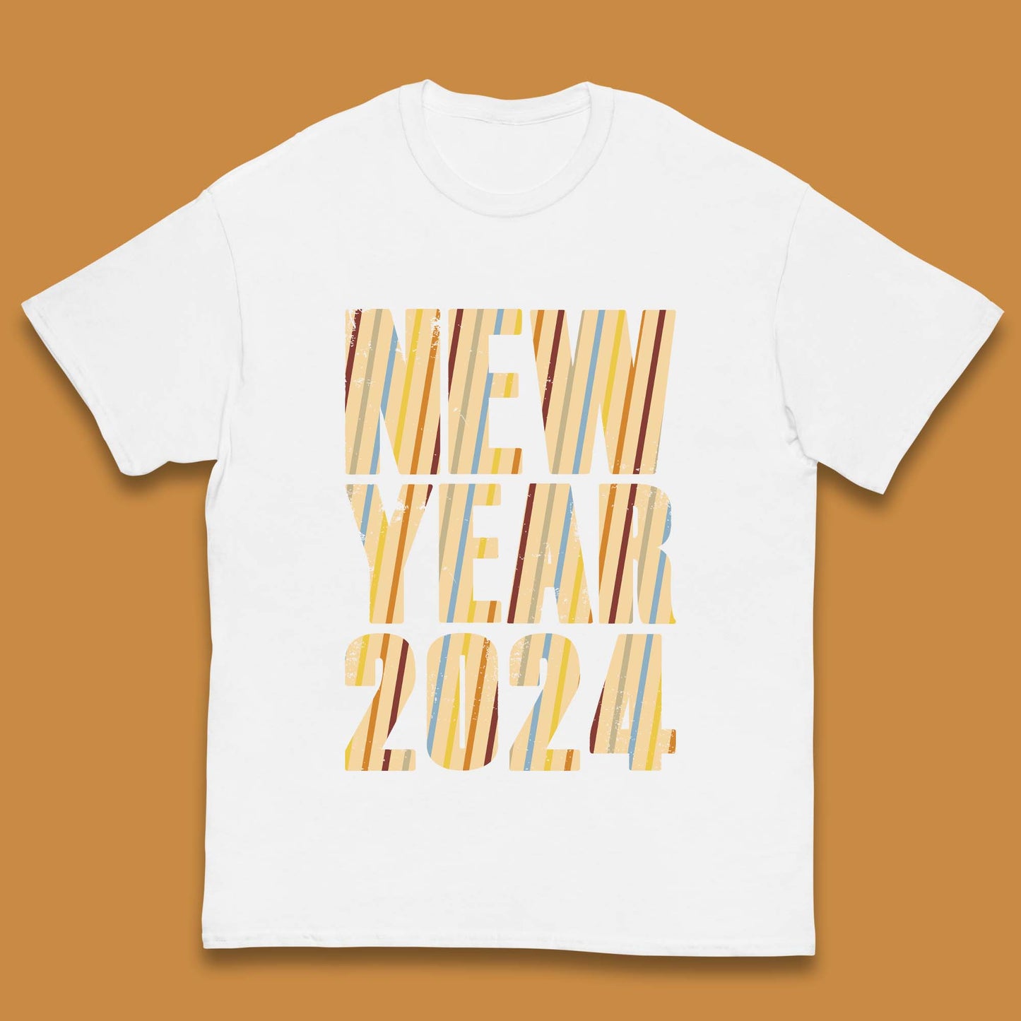Retro Style New Year 2024 Kids T-Shirt