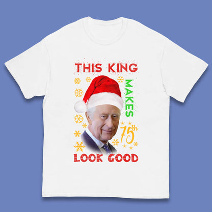 King Charles III Christmas Kids T-Shirt
