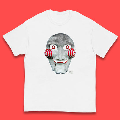 Vintage Saw Jigsaw Halloween Horror Movie Character Halloween Killer Kids T Shirt