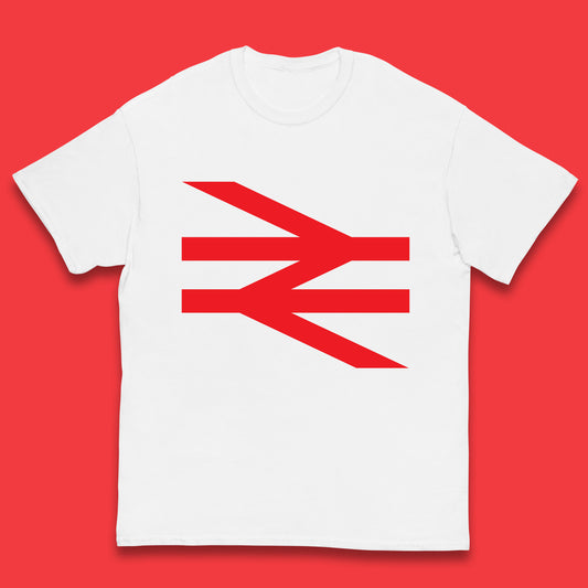 British Rail Union Jack Logo Trains Trainspotter Train Nationalisation Britain Uk Labour Politics Kids T Shirt