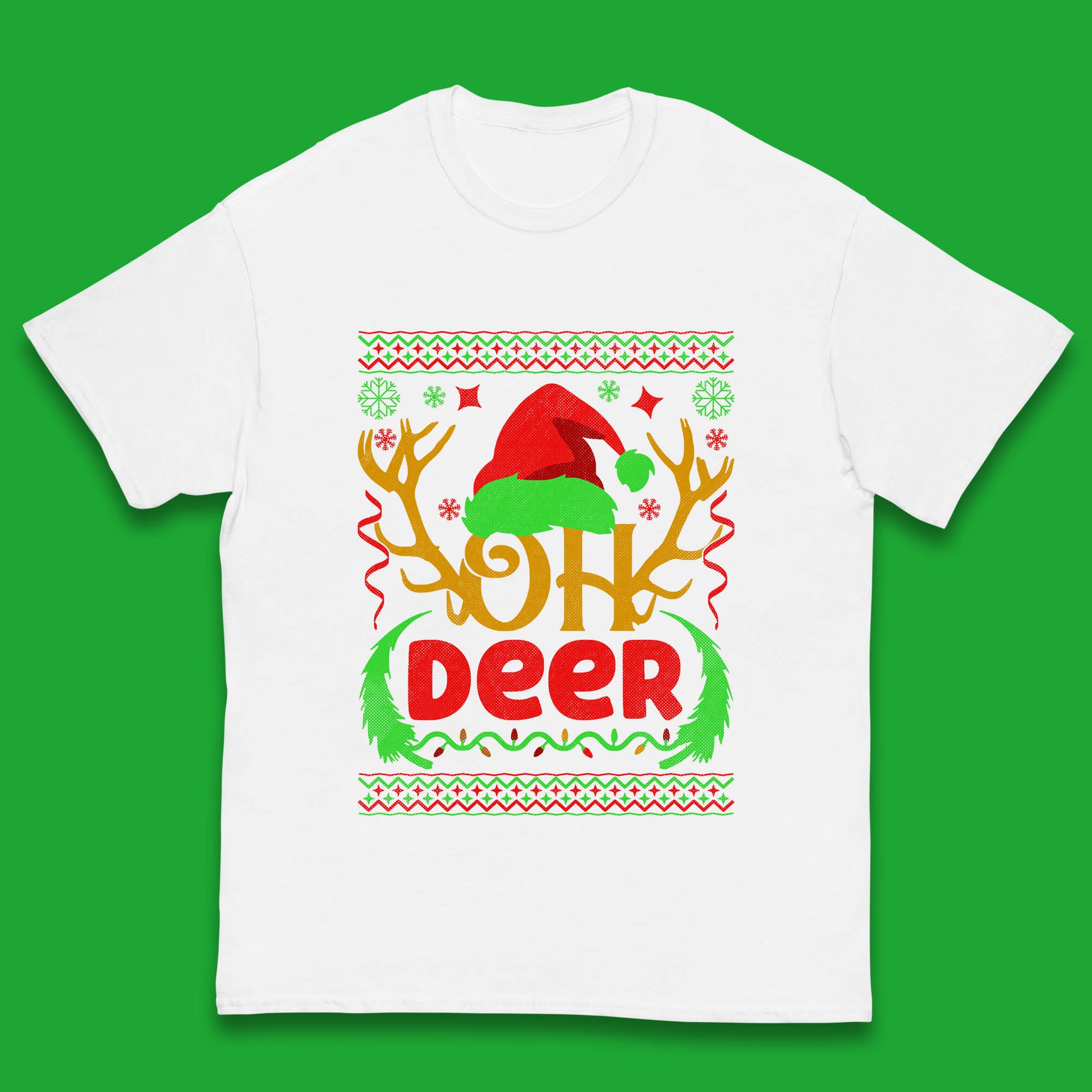 deer antlers christmas t shirt