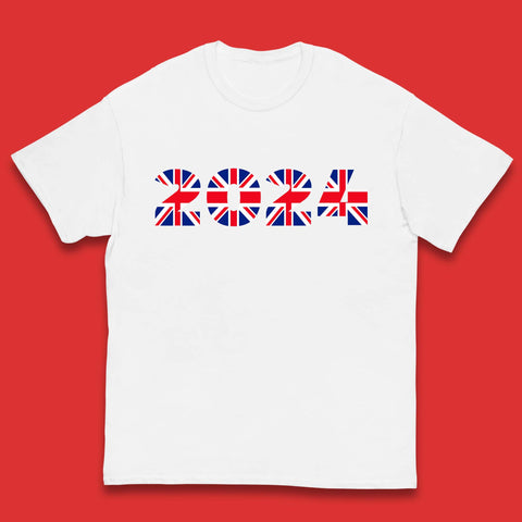New Year 2024 UK Flag Kids T-Shirt