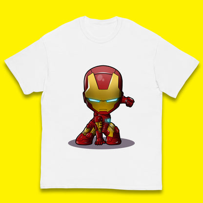 Marvel Avenger Iron Man Movie Character Ironman Costume Superhero Marvel Comics Kids T Shirt