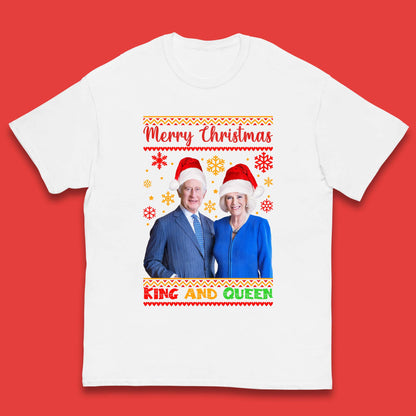 King And Queen Christmas Kids T-Shirt