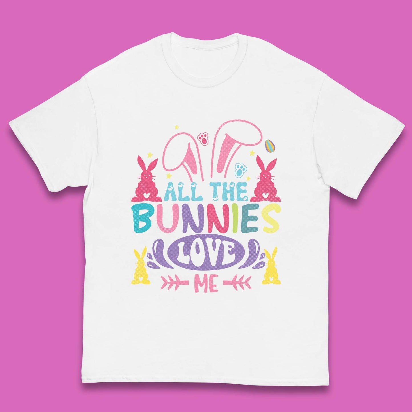 All The Bunnies Love Me Kids T-Shirt