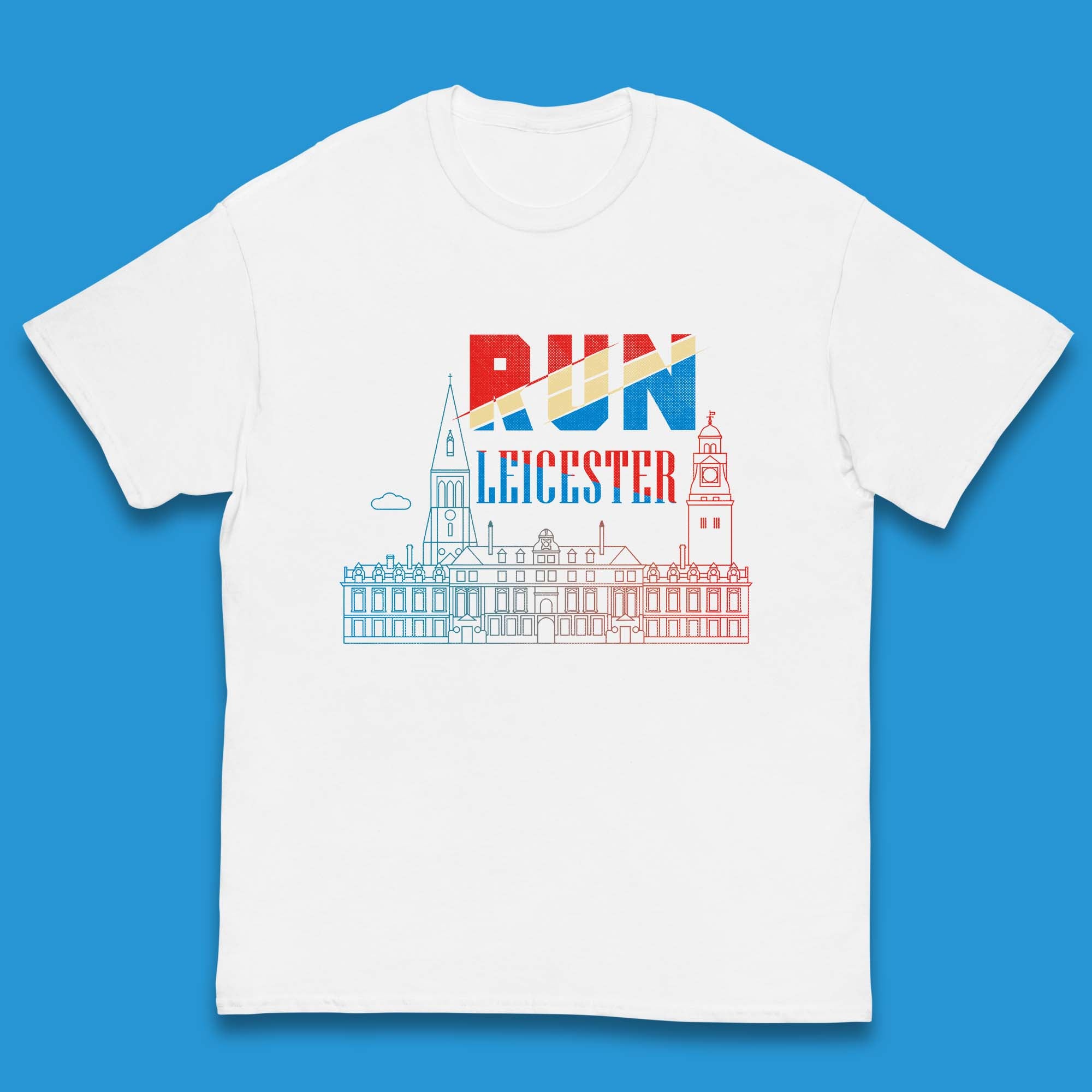 Run Leicester Festival - Souvenir Race Leicester Running Kids T Shirt