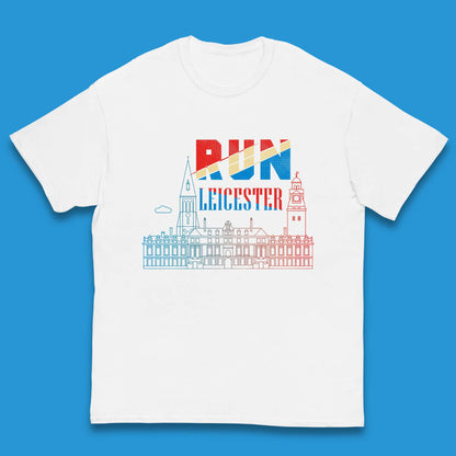 Run Leicester Festival - Souvenir Race Leicester Running Kids T Shirt