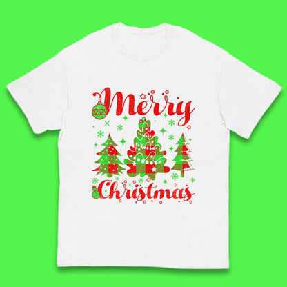merry christmas trees t shirt