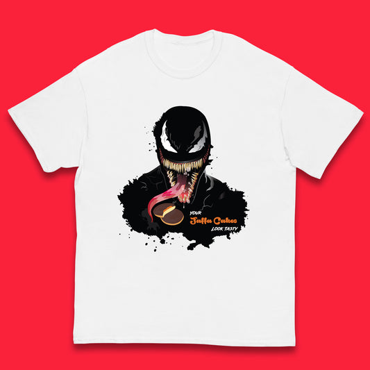 Venom Your Jaffa Cakes Look Tasty Marvel Avengers Venom Face Marvel Comics Movie Character Kids T Shirt