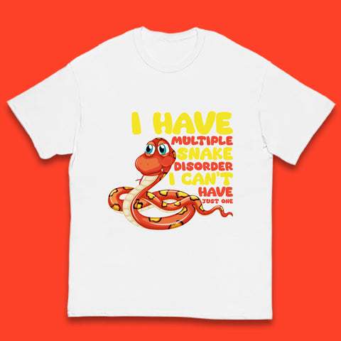 I Have Multiple Snake Disorder I Can't Have Just One Funny Snake Lover Kids T Shirt