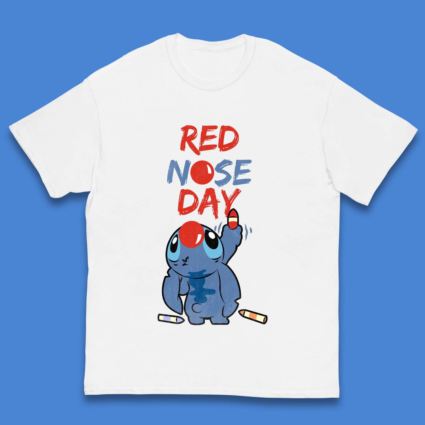 Red Nose Day Stitch Kids T-Shirt