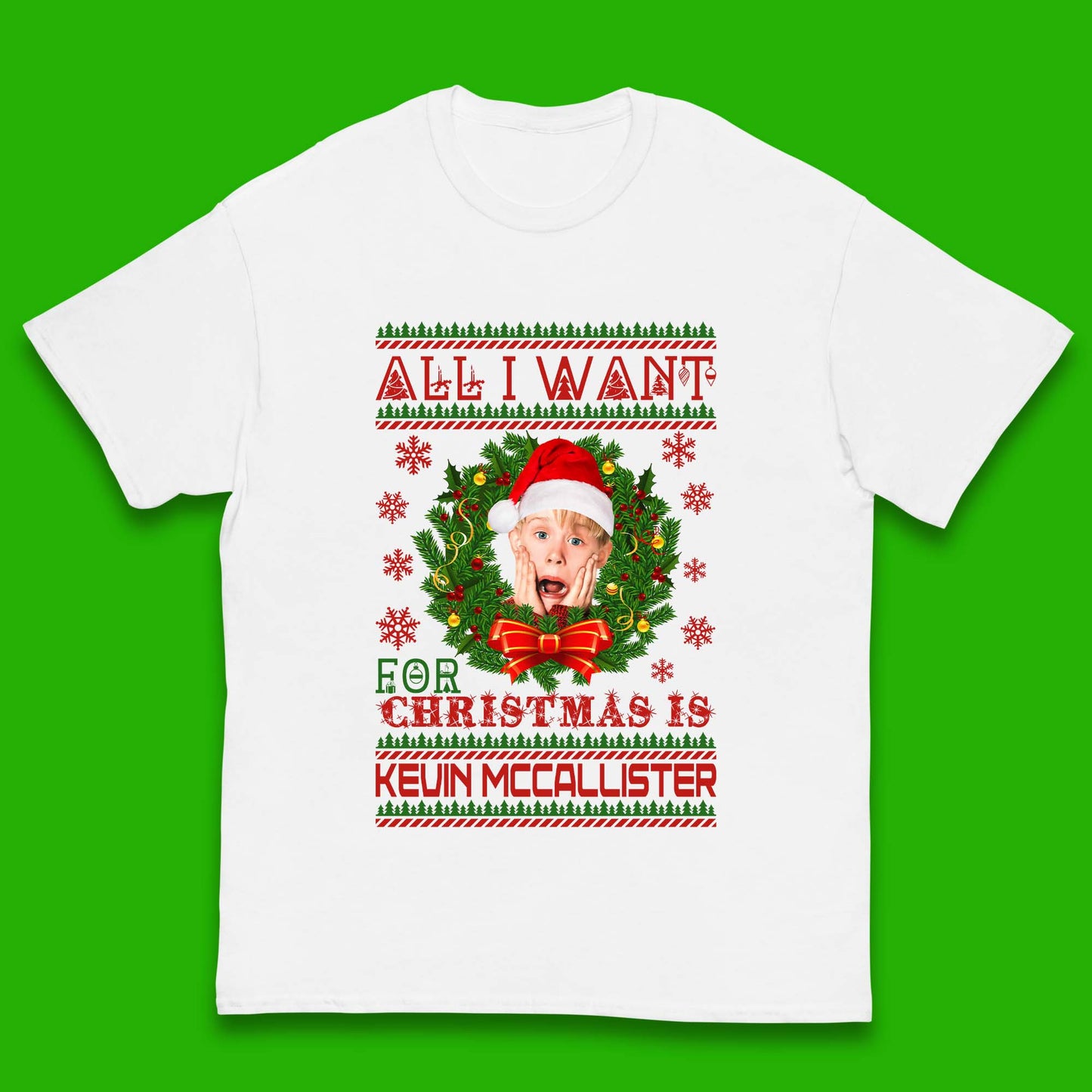 Kevin McCallister Christmas Kids T-Shirt