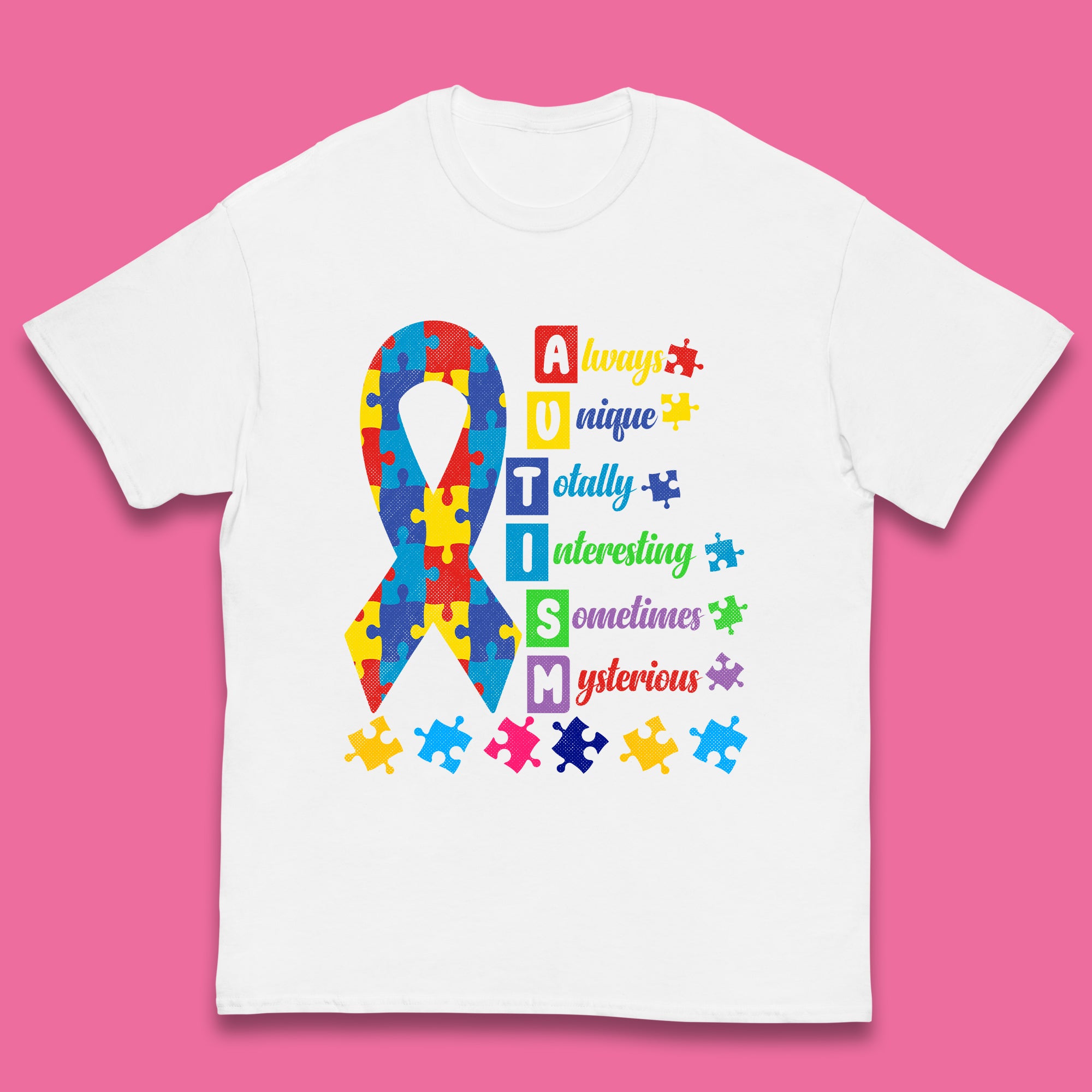 Autism Always Unique Kids T-Shirt
