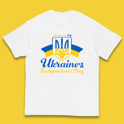 Ukraine's 24 August Ukraine Independence Day Proud Ukrainian Kids T Shirt