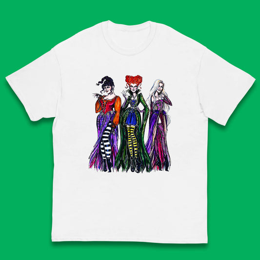 Halloween The Sanderson Sisters From Hocus Pocus Vintage Halloween Witches Kids T Shirt