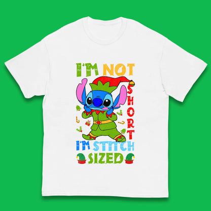 Elf Stitch Christmas Kids T-Shirt