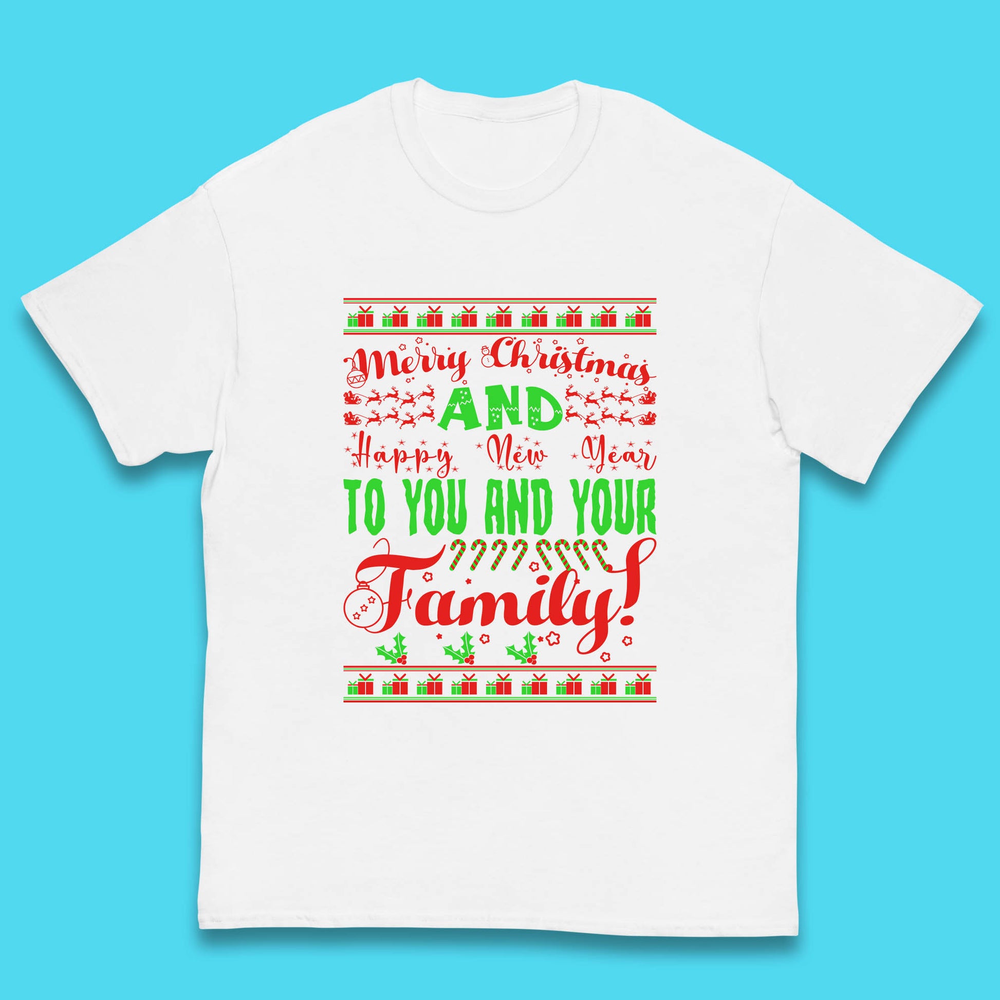 merry christmas family t shirt