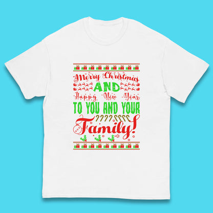 merry christmas family t shirt