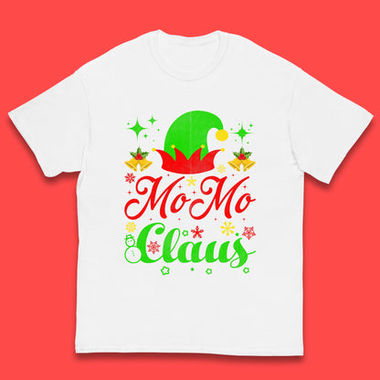 christmas momo claus elf hat t shirt