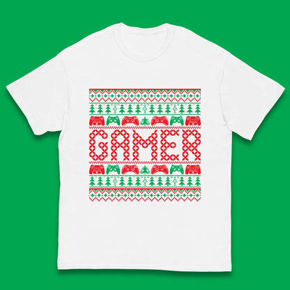 christmas game controller t shirt