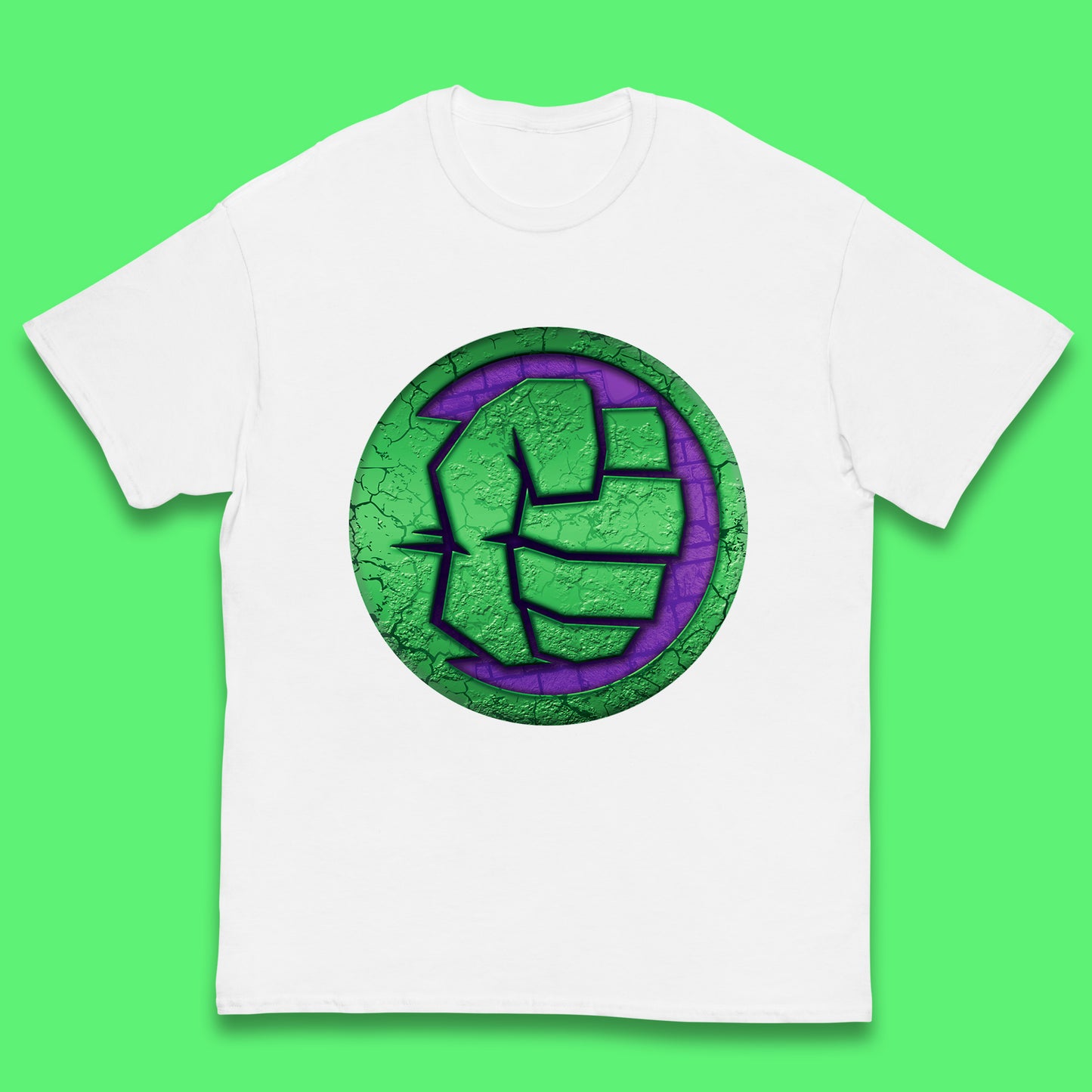 Marvels Avengers The Incredible Hulk Smash Fist Circle Logo Hulk Giant Man Hulk Superhero Movies Kids T Shirt