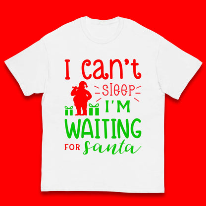 Christmas Waiting For Santa Kids T-Shirt