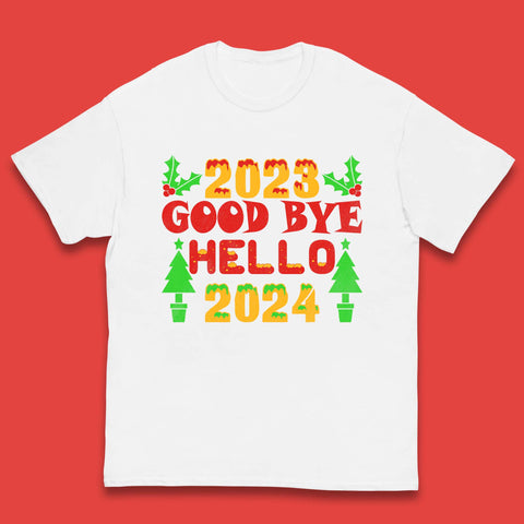 2023 Good Bye Hello 2024 Kids T-Shirt