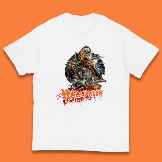 Halloween II The Nightmare Isn't Over Vintage Halloween Movie Poster Micheal Myers Horror Character Kids T Shirt