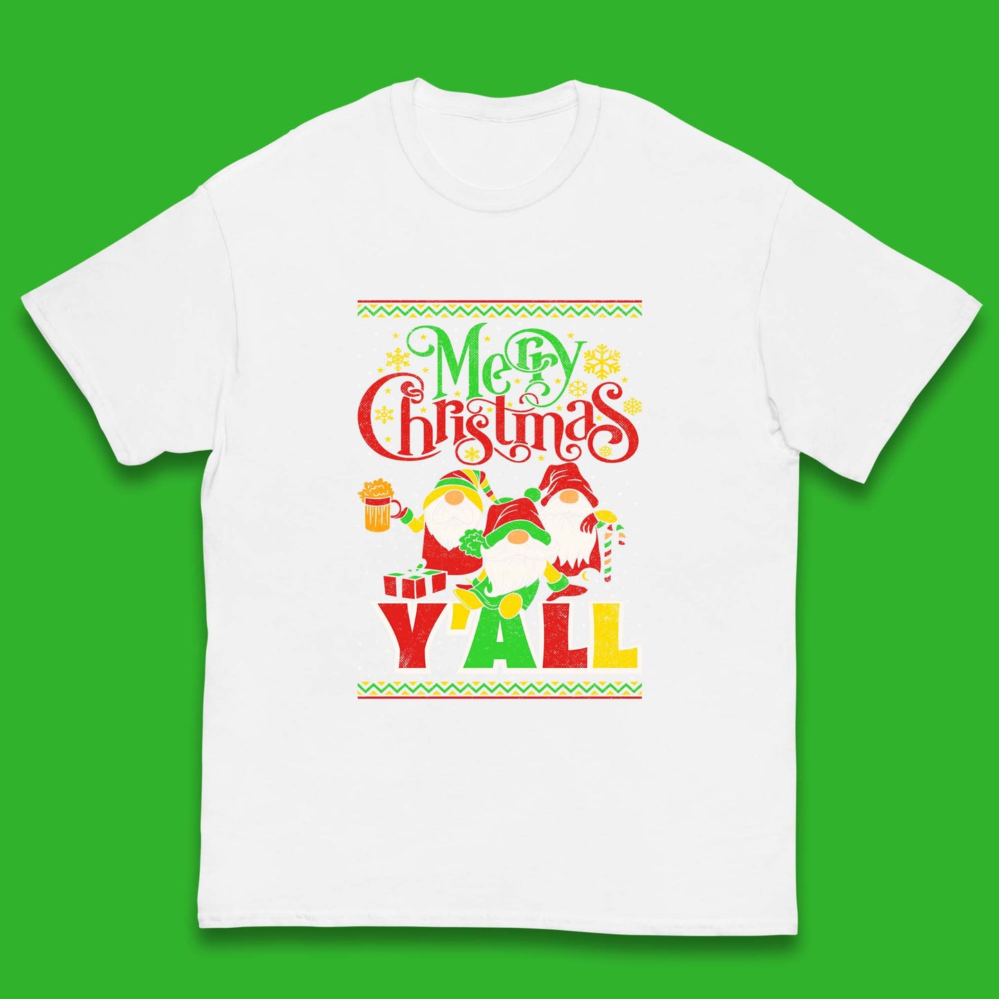 gnome christmas t shirt