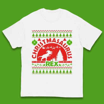 Christmasaurus Rex Kids T-Shirt