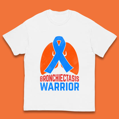 Bronchiectasis Warrior Support Unbreakable Awareness Survivor Kids T Shirt