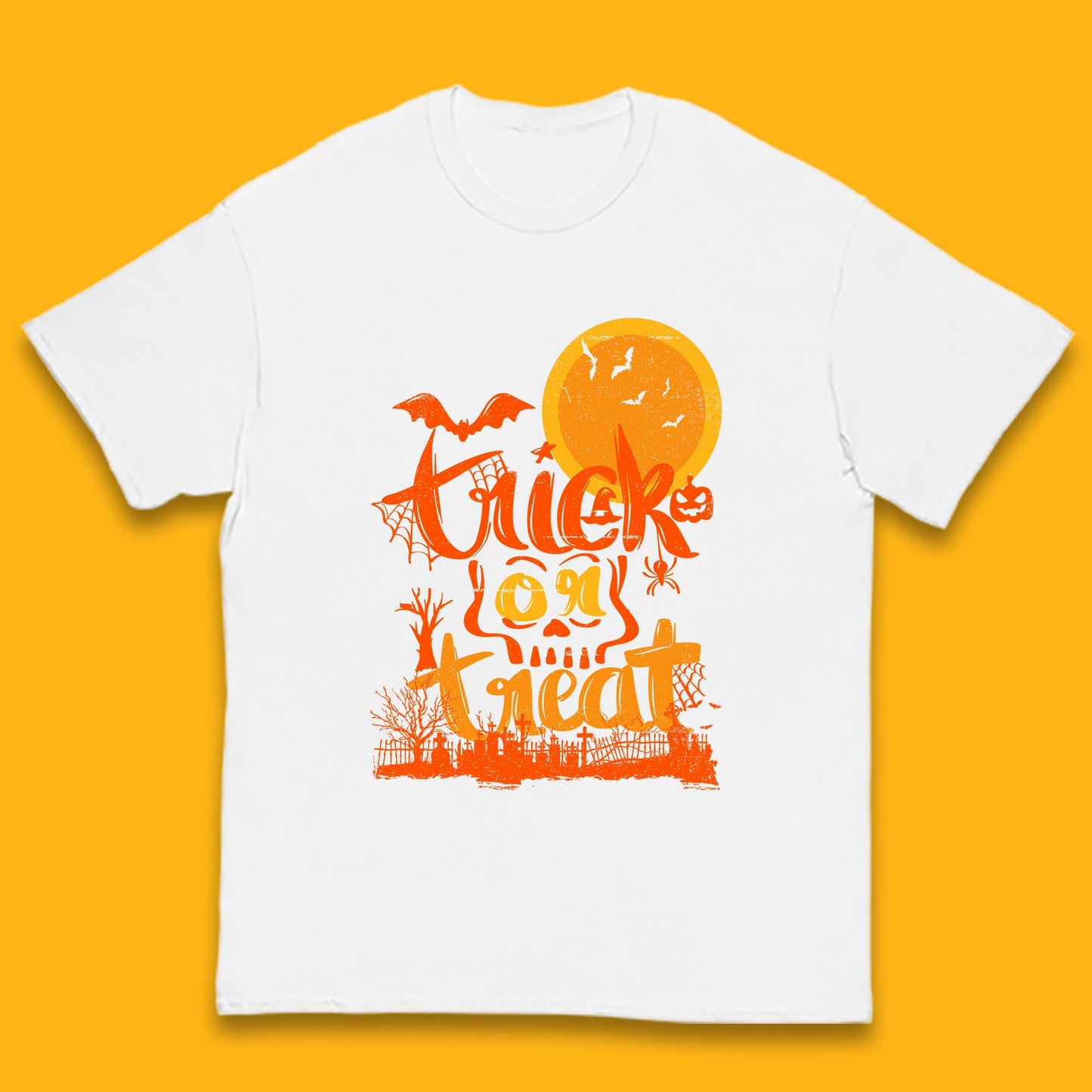 Trick Or Treat Happy Halloween Horror Scary Spooky Season Halloween Vibes Kids T Shirt