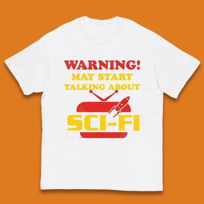 Warning Talking About Sci-Fi Kids T-Shirt