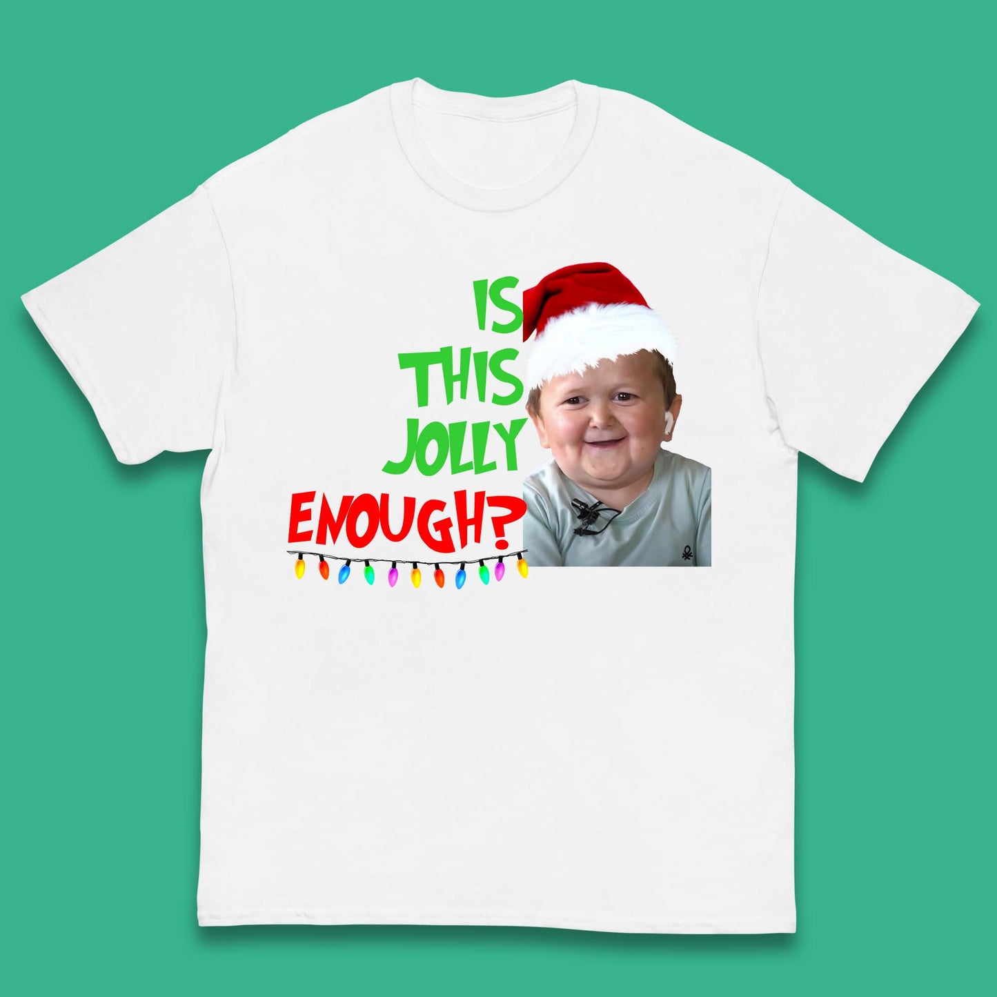 Jolly Enough Hasbulla Christmas Kids T-Shirt
