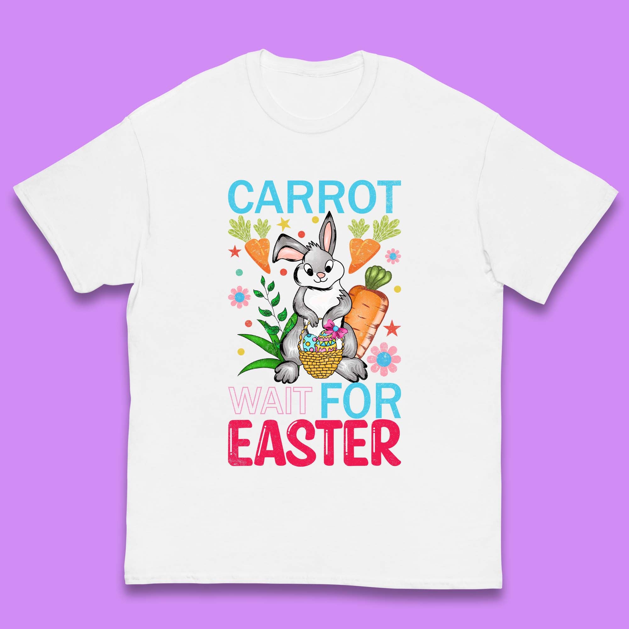 Carrot Wait For Easter Kids T-Shirt