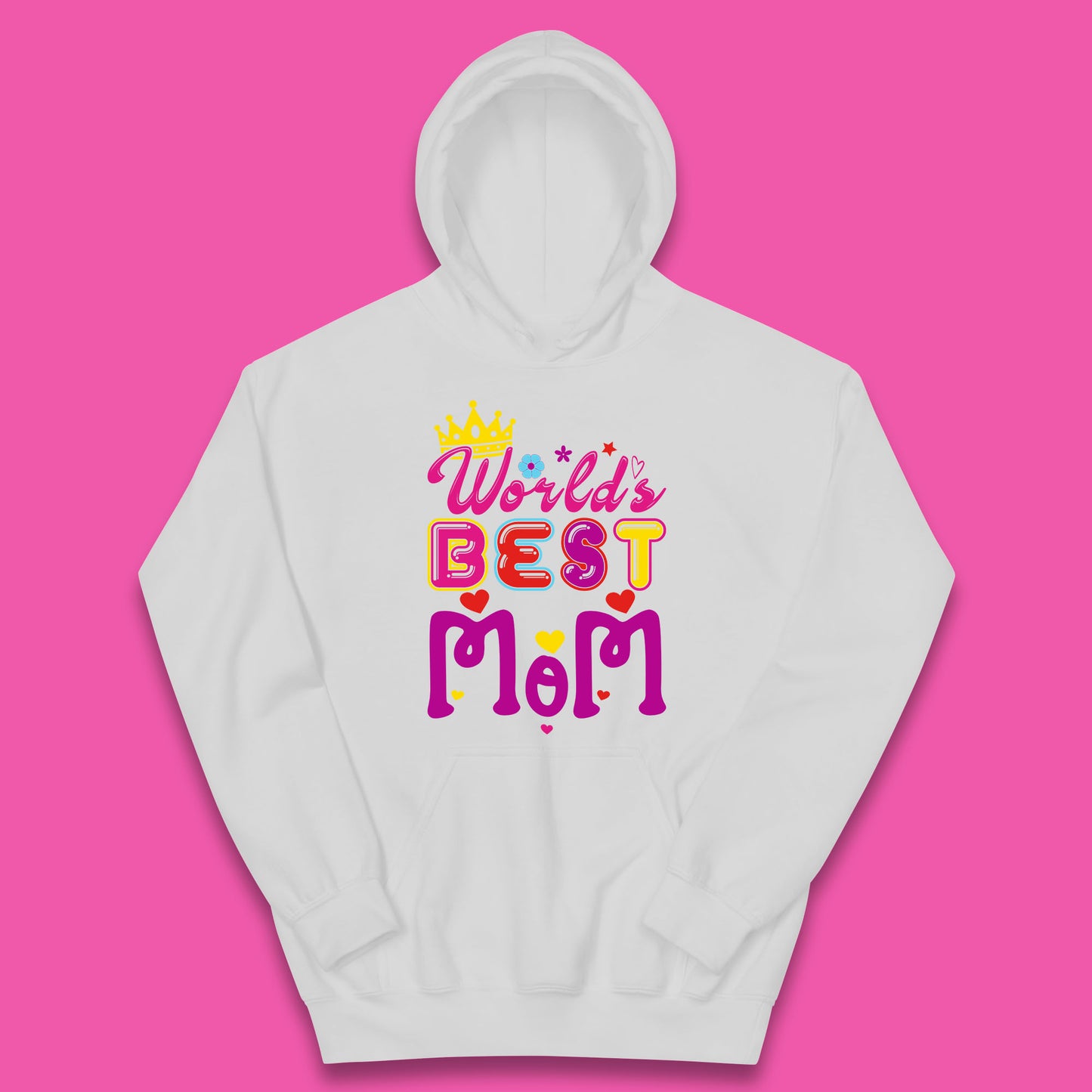 World's Best Mom Mother's Day Mama Best Mom Gift Mom Life Mommy Gift Kids Hoodie