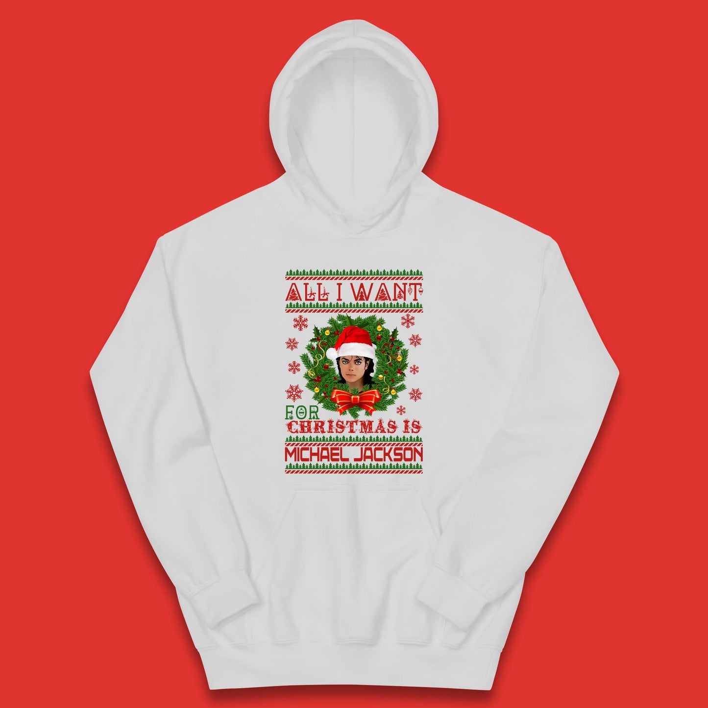 Michael Jackson Christmas Kids Hoodie