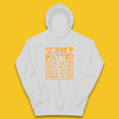 Science Matters Facts Matters Kids Hoodie